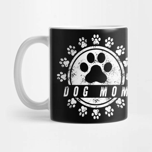 Dog Mom Vintage by eraillustrationart